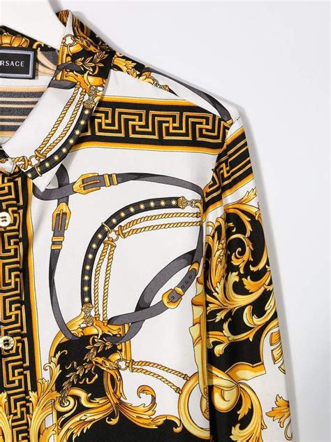 versace shirt chain|Versace chain men's.